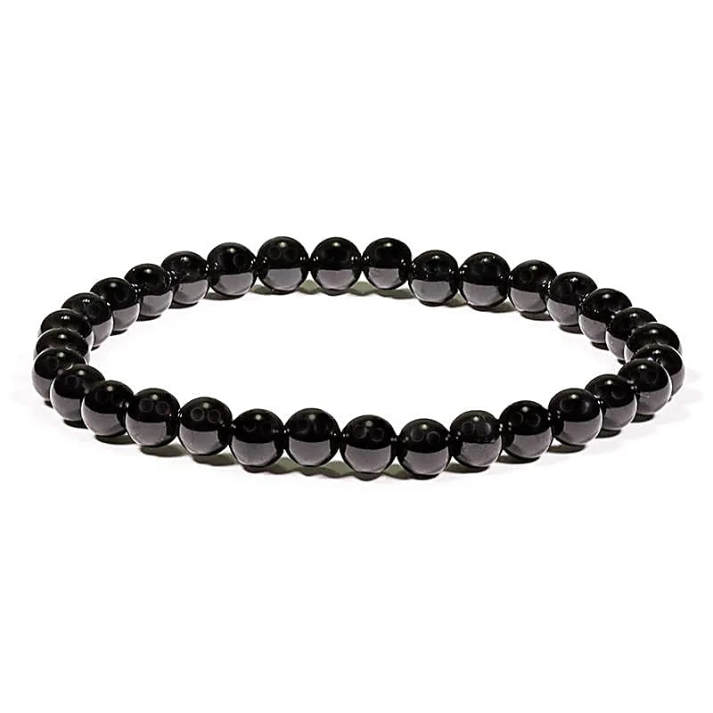 Bracelet Equilibre : tourmaline noire en pierres naturelles de 6mm