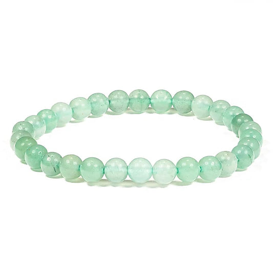 Bracelet Chance : aventurine en pierres naturelles de 6mm