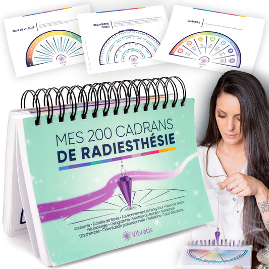 Livre de 200 planches de radiesthésie format A5